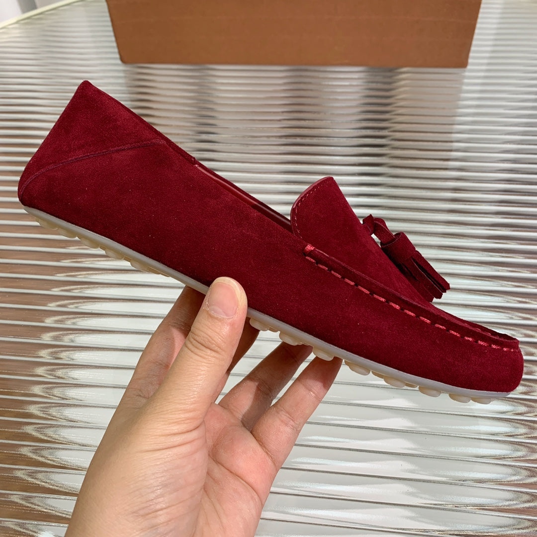 LP DOT SOLE WALK LOAFERS JAM SUEDE - 35