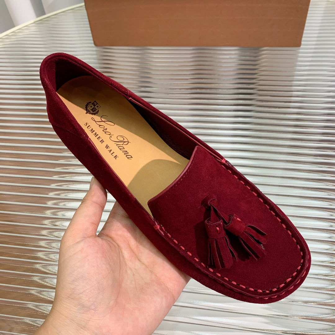 LP DOT SOLE WALK LOAFERS JAM SUEDE - 35
