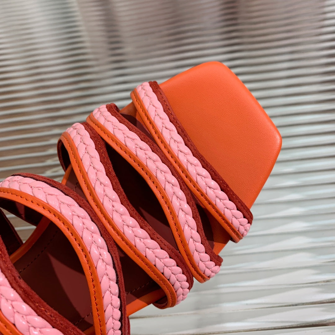 LP SPRIGHTLY CHARMS SANDAL BURNT ORANGE CALFSKIN - 35