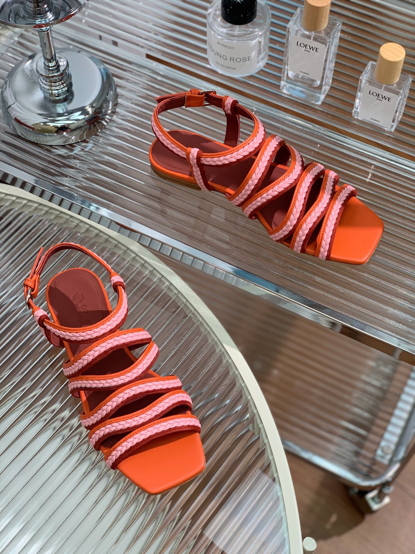 LP SPRIGHTLY CHARMS SANDAL BURNT ORANGE CALFSKIN - 35