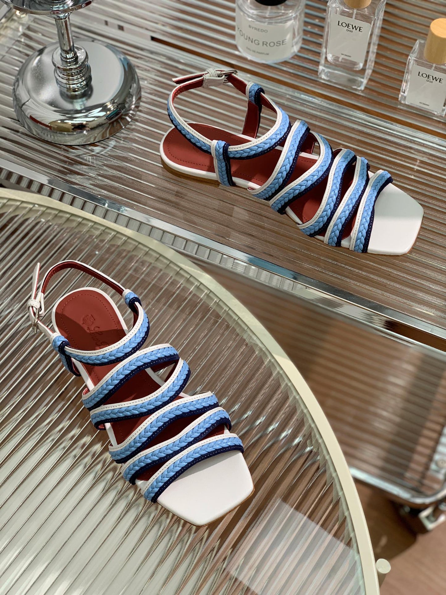 LP SPRIGHTLY CHARMS SANDAL SKY CALFSKIN - 35