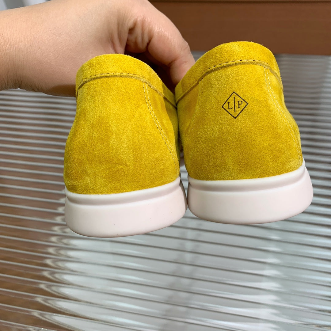 LP SUMMER WALK TASSELS LOAFERS YELLOW SUEDE - 35