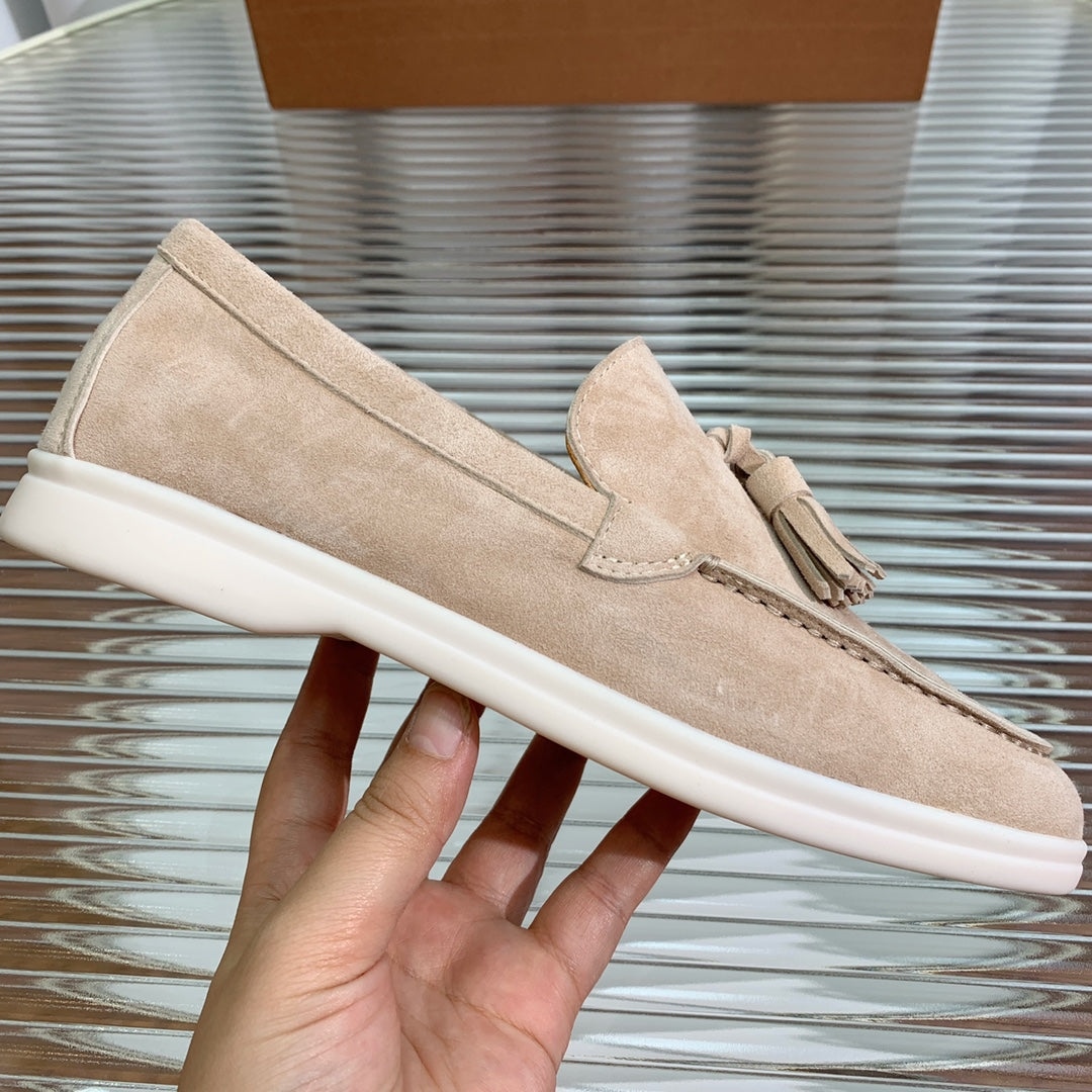 LP SUMMER WALK TASSELS LOAFERS TORTILLA SUEDE - 35