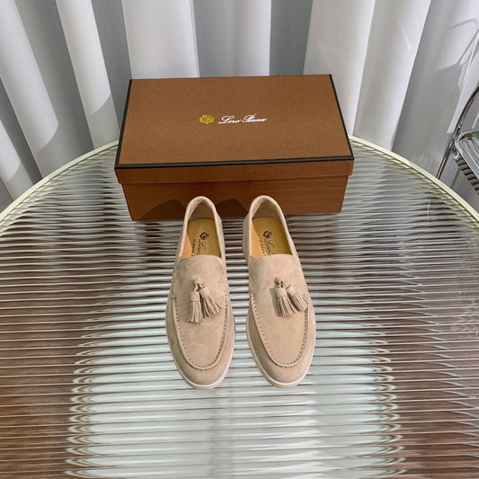 LP SUMMER WALK TASSELS LOAFERS TORTILLA SUEDE - 35