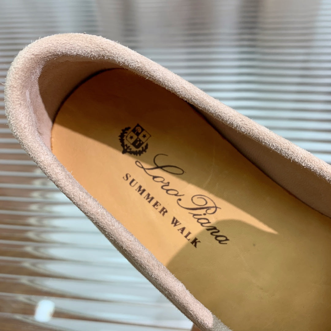 LP SUMMER WALK TASSELS LOAFERS TORTILLA SUEDE - 35