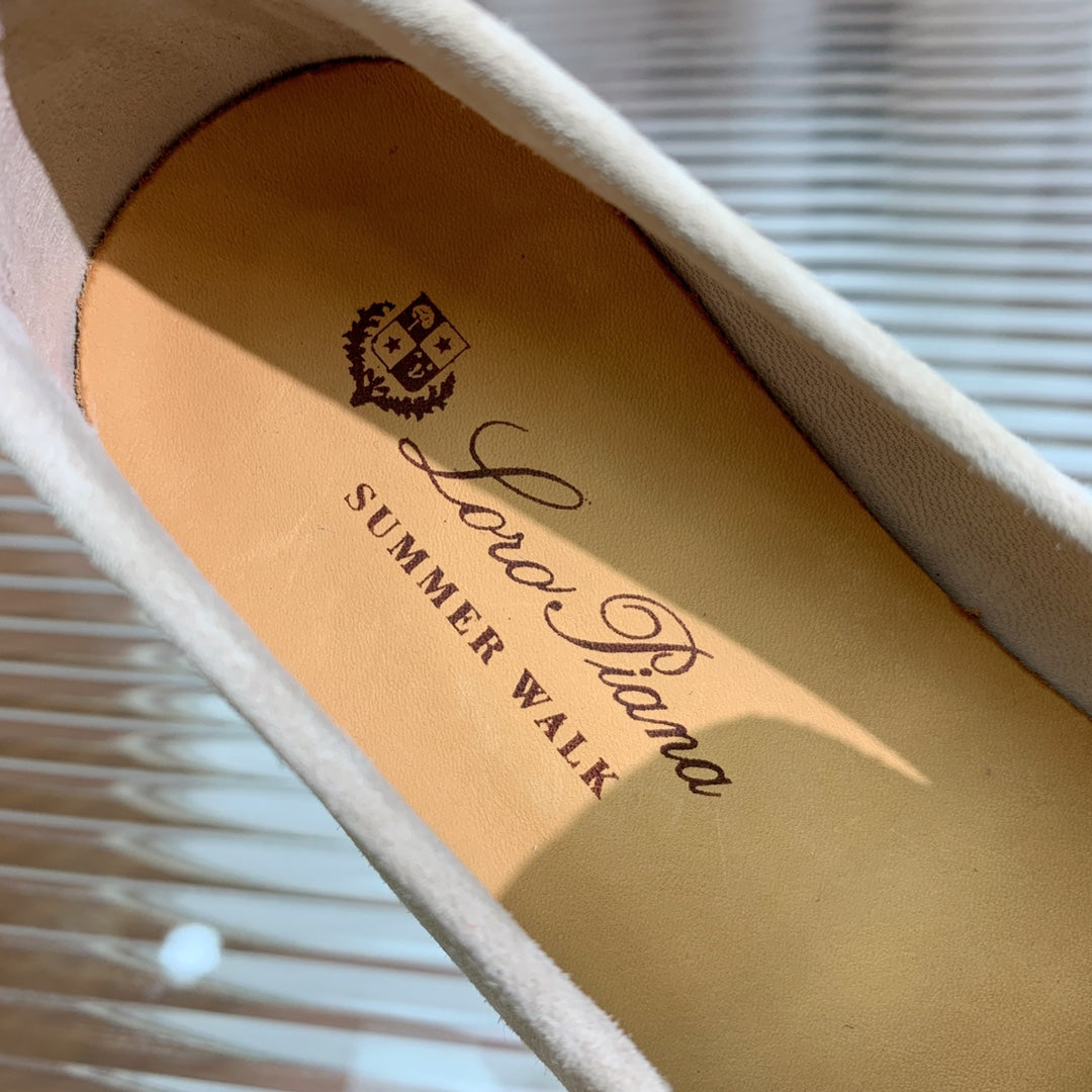 LP SUMMER WALK TASSELS LOAFERS BEIGE SUEDE - 35