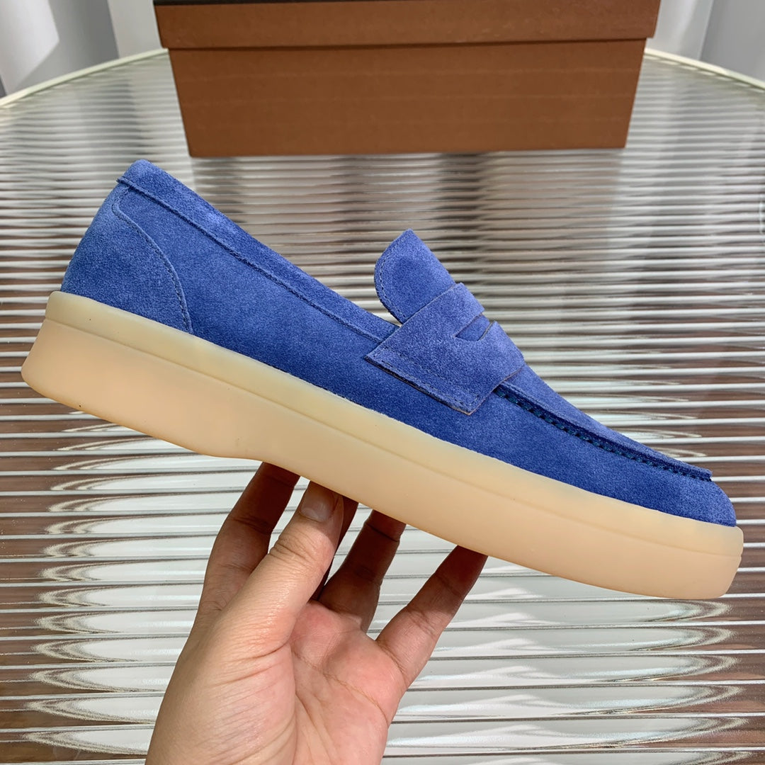 LP RETRO SUMMER WALK LOAFERS COBALT SUEDE - 35