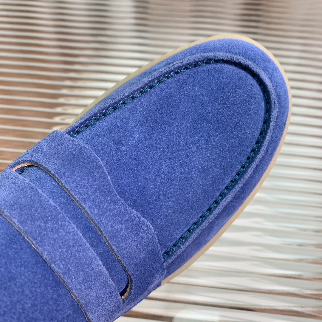LP RETRO SUMMER WALK LOAFERS COBALT SUEDE - 35
