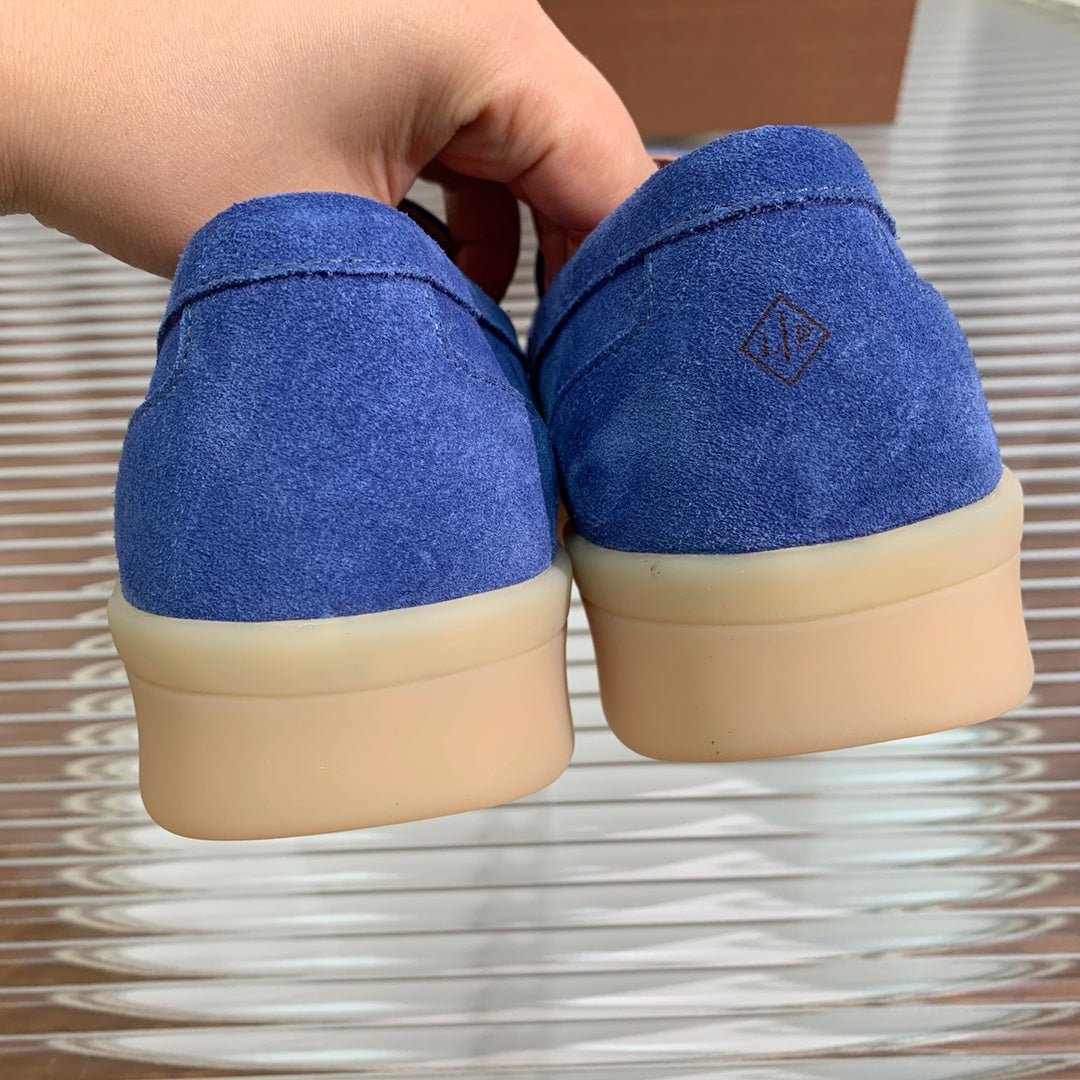 LP RETRO SUMMER WALK LOAFERS COBALT SUEDE - 35