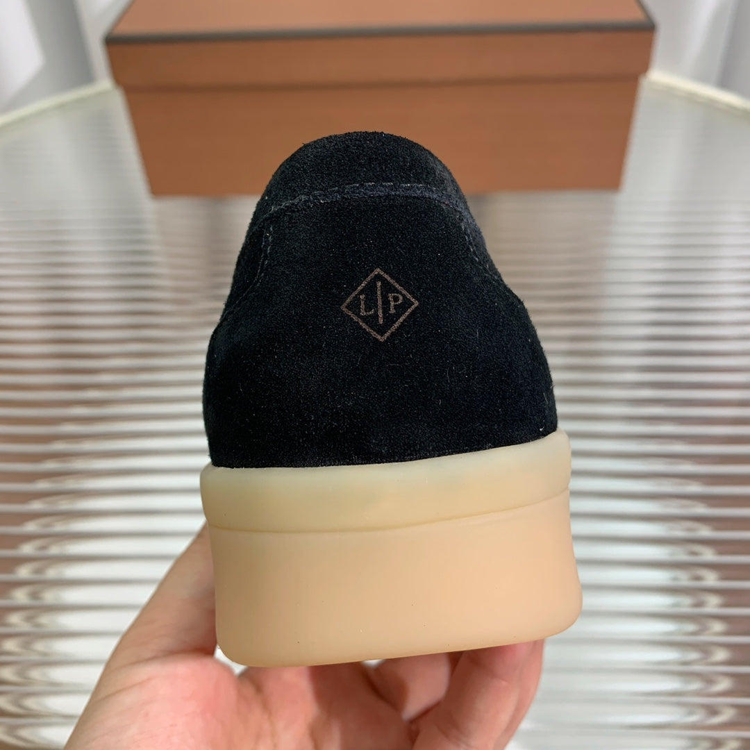 LP RETRO SUMMER WALK LOAFERS BLACK SUEDE - 35