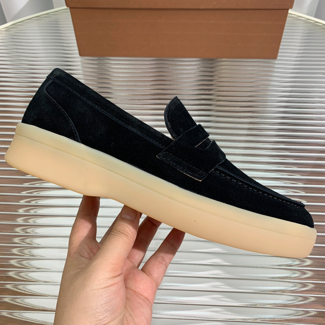 LP RETRO SUMMER WALK LOAFERS BLACK SUEDE - 35
