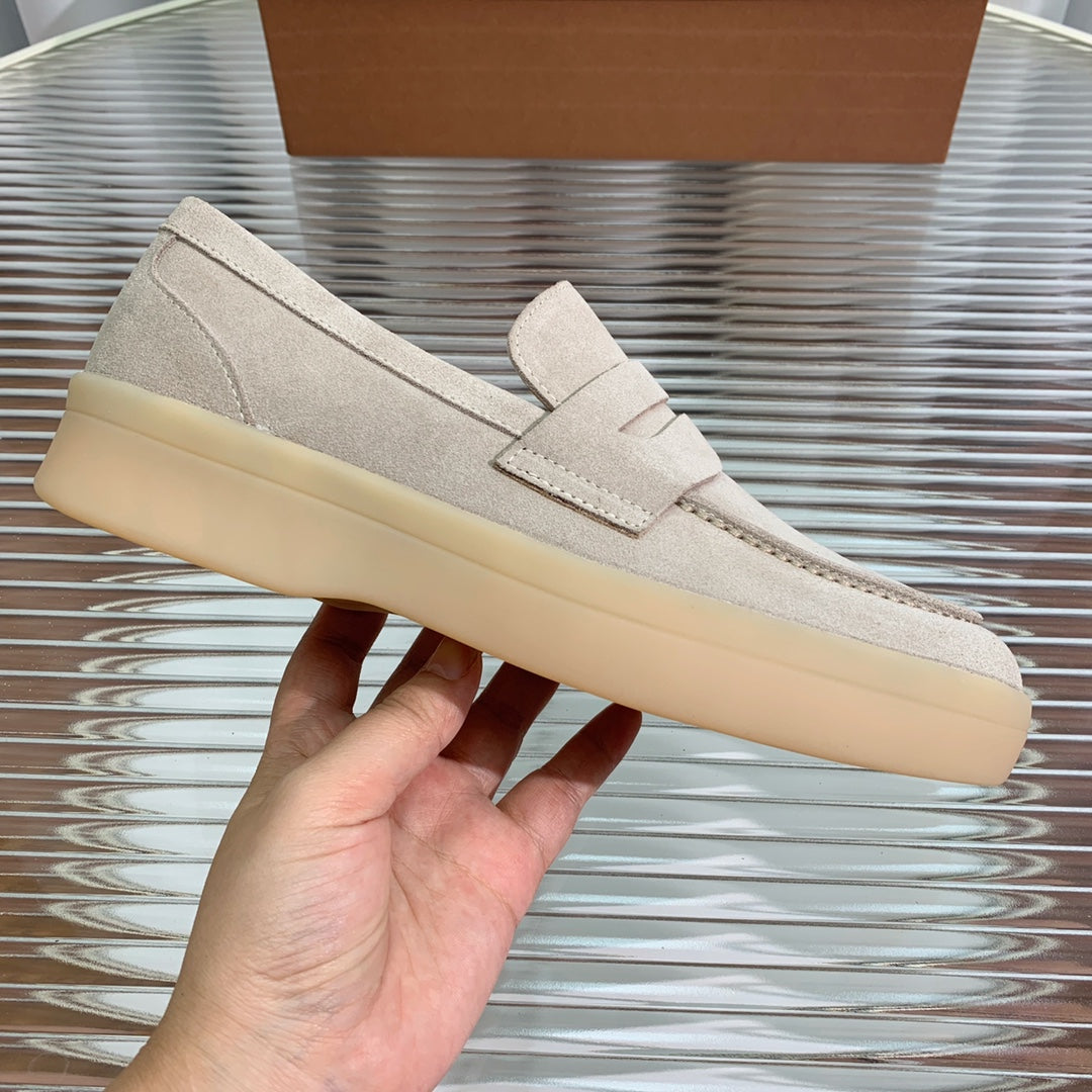 LP RETRO SUMMER WALK LOAFERS BEIGE SUEDE - 35