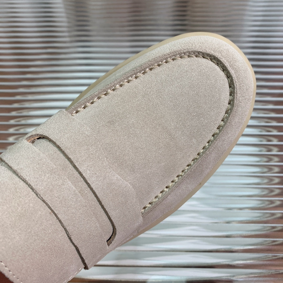 LP RETRO SUMMER WALK LOAFERS BEIGE SUEDE - 35