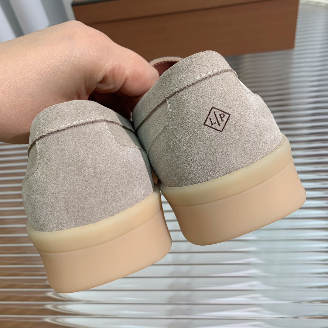 LP RETRO SUMMER WALK LOAFERS BEIGE SUEDE - 35