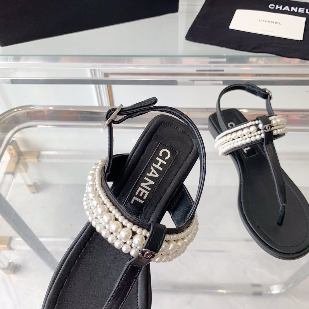 SLINGBACKS black LAMBS - 35