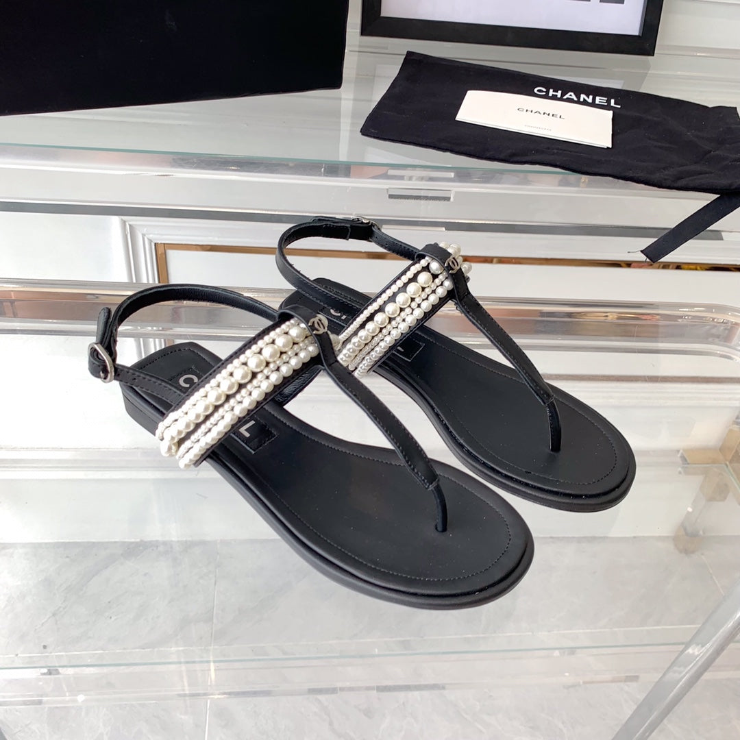 SLINGBACKS black LAMBS - 35