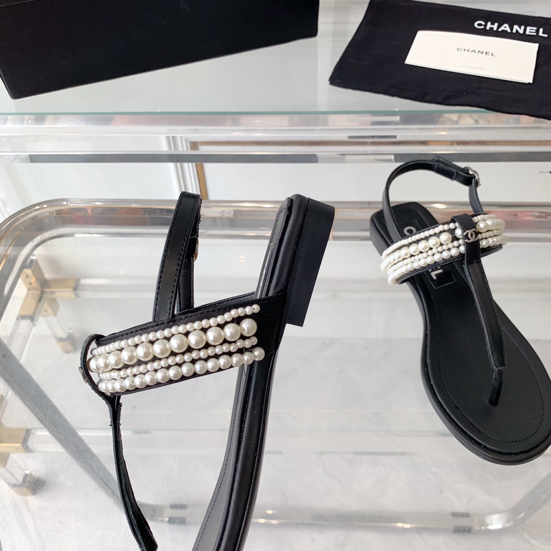 SLINGBACKS black LAMBS - 35