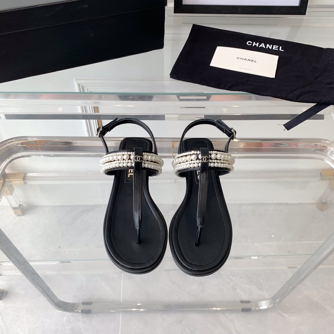 SLINGBACKS black LAMBS - 35