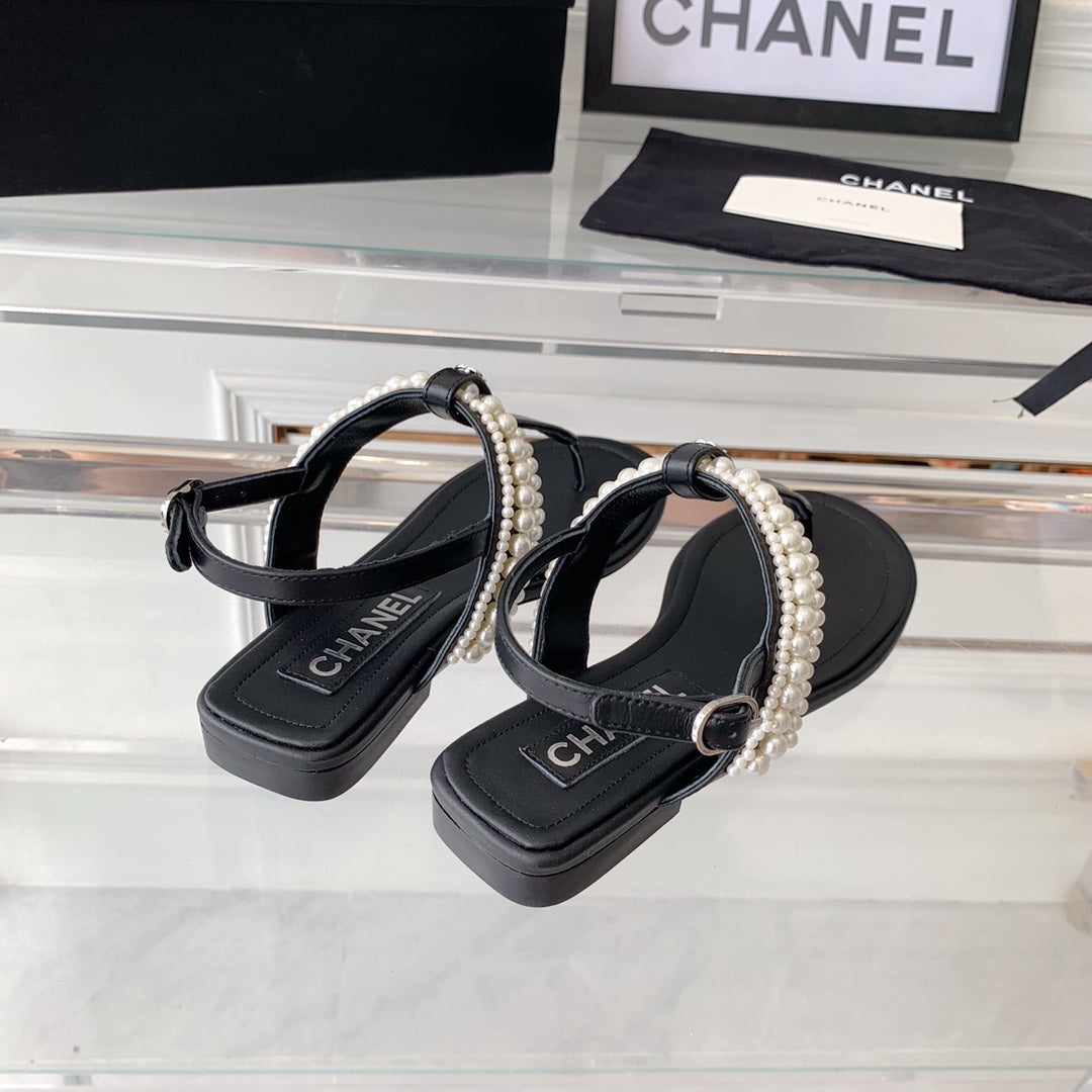 SLINGBACKS black LAMBS - 35