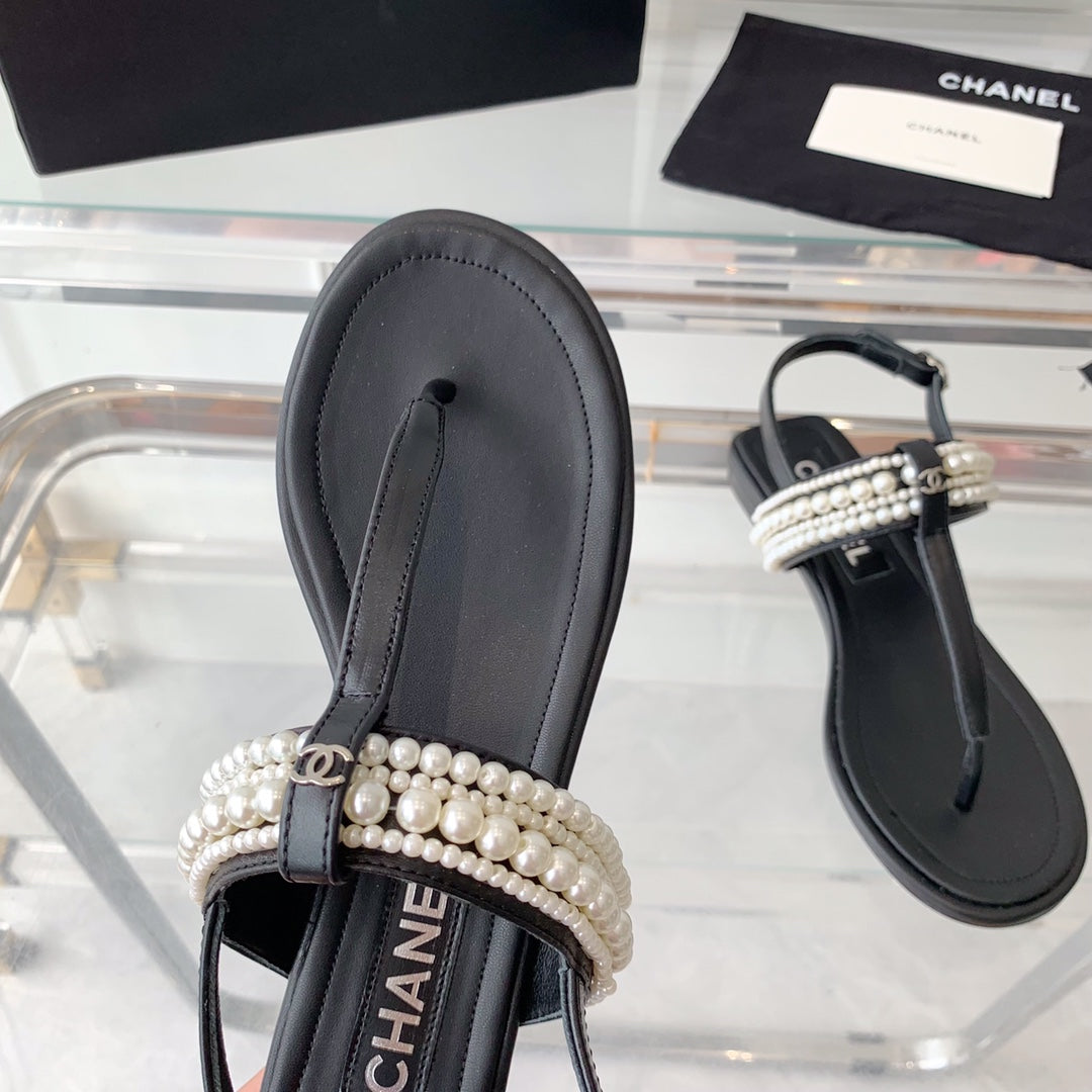 SLINGBACKS black LAMBS - 35