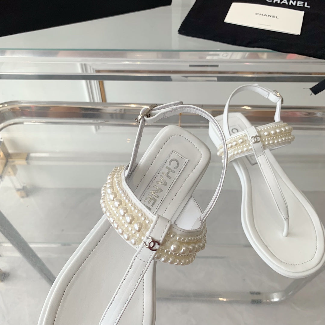 SLINGBACKS white LAMBS - 35