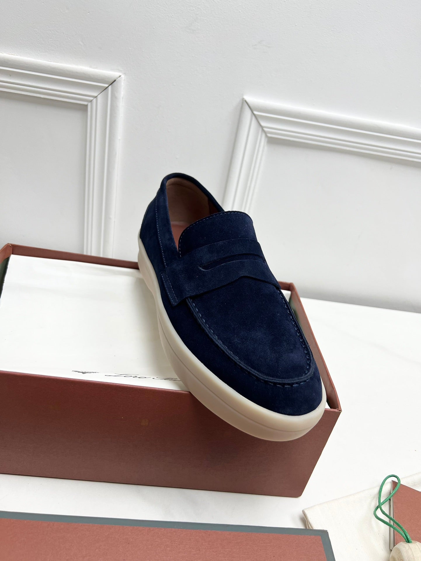 LP RETRO SUMMER WALK LOAFERS DENIM SUEDE - 38