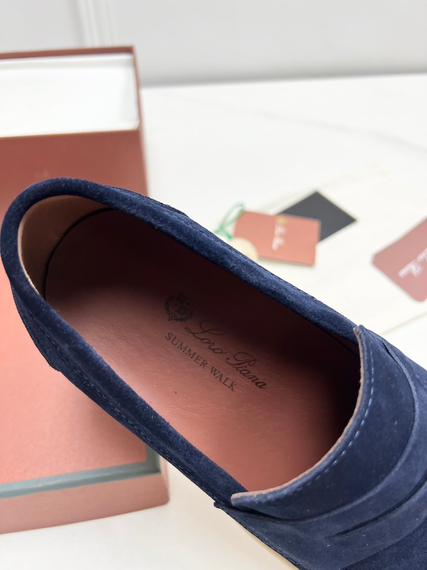 LP RETRO SUMMER WALK LOAFERS DENIM SUEDE - 38