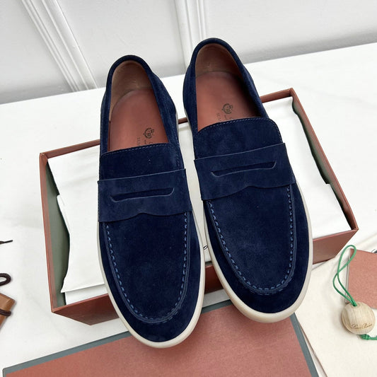 LP RETRO SUMMER WALK LOAFERS DENIM SUEDE - 38