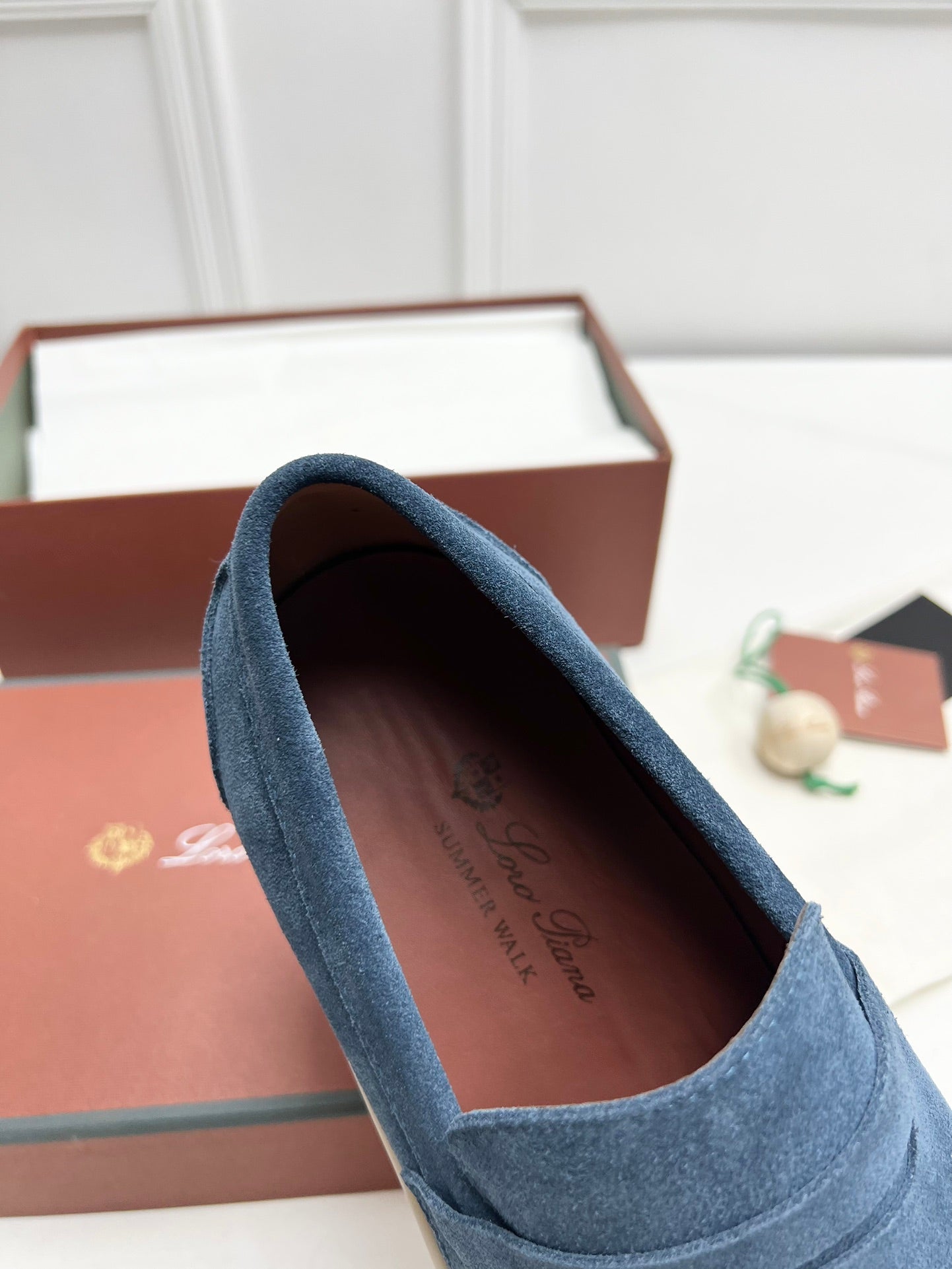 LP RETRO SUMMER WALK LOAFERS AEGEAN SUEDE - 38