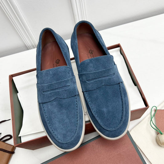 LP RETRO SUMMER WALK LOAFERS AEGEAN SUEDE - 38