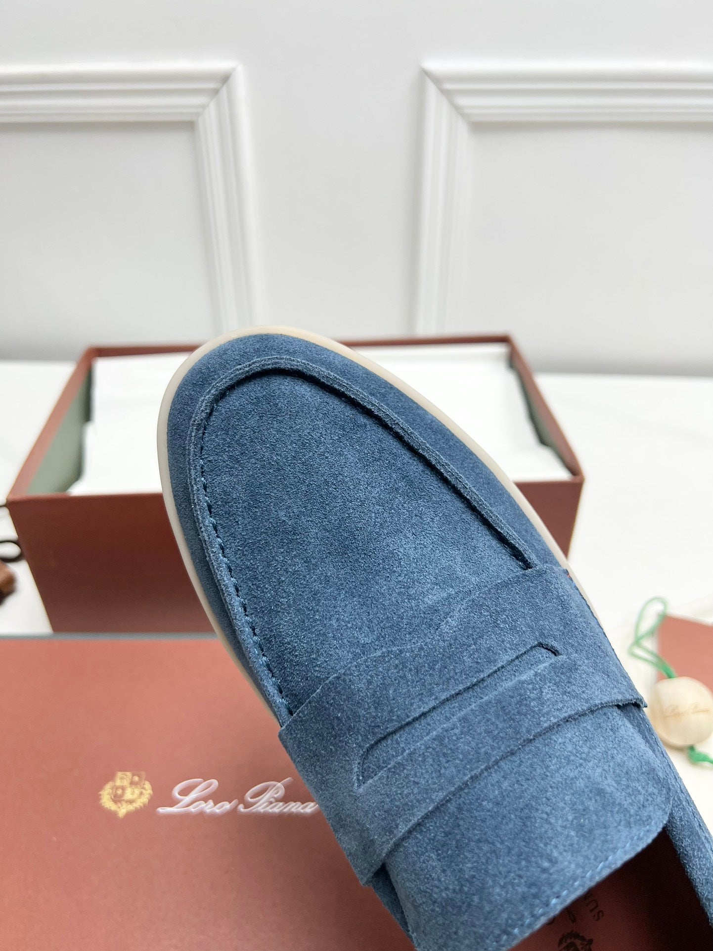 LP RETRO SUMMER WALK LOAFERS AEGEAN SUEDE - 38