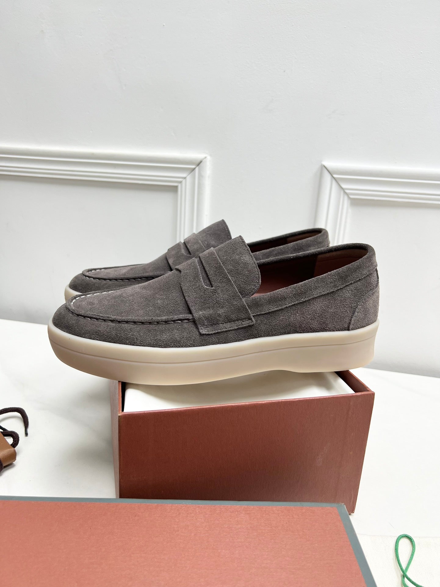 LP RETRO SUMMER WALK LOAFERS ASH SUEDE - 38