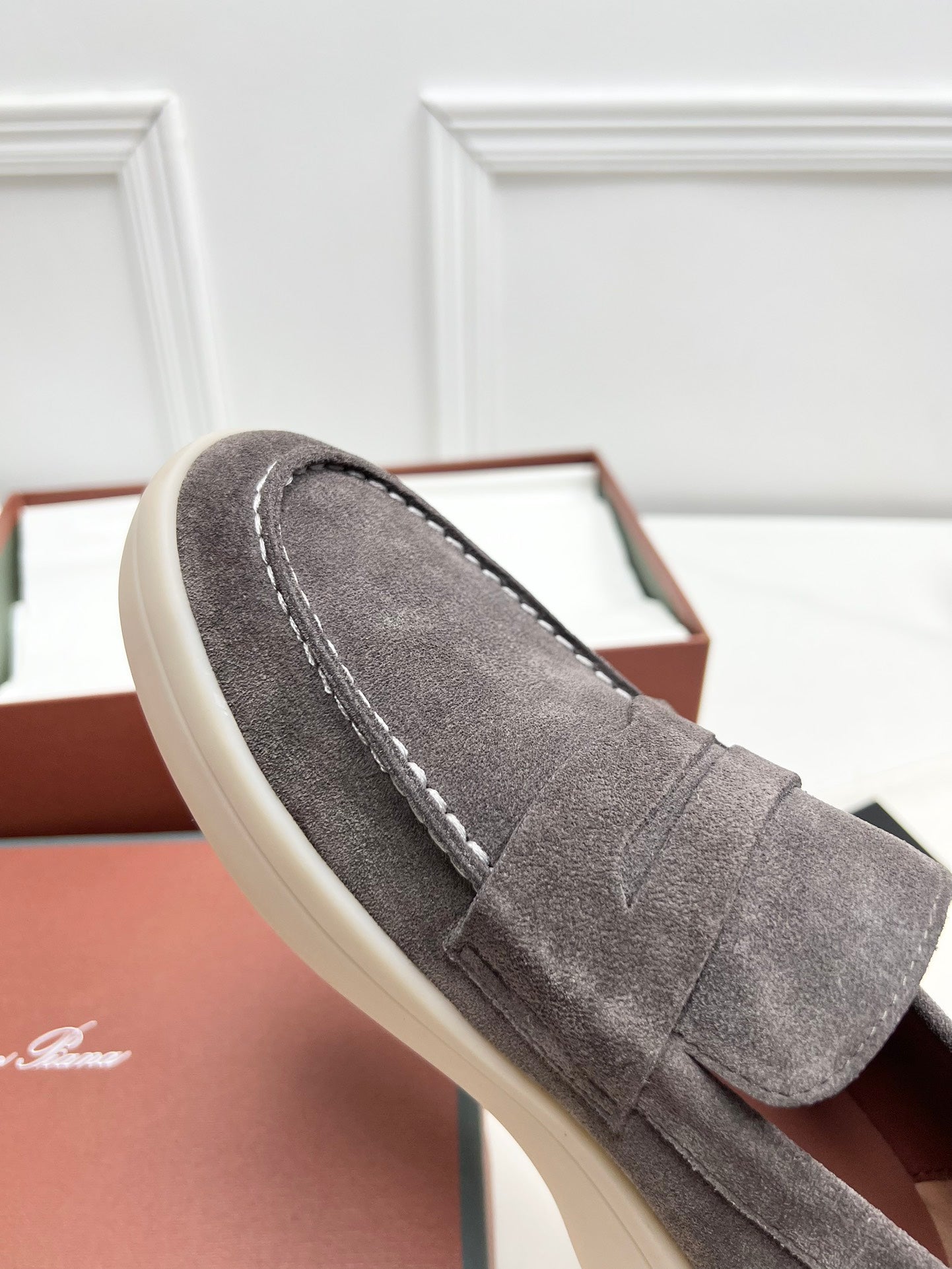 LP RETRO SUMMER WALK LOAFERS ASH SUEDE - 38