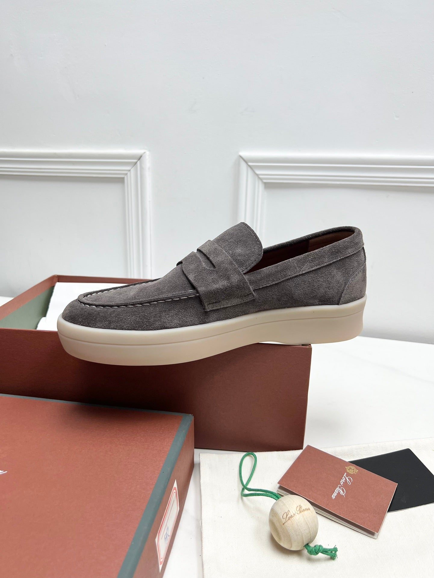 LP RETRO SUMMER WALK LOAFERS ASH SUEDE - 38