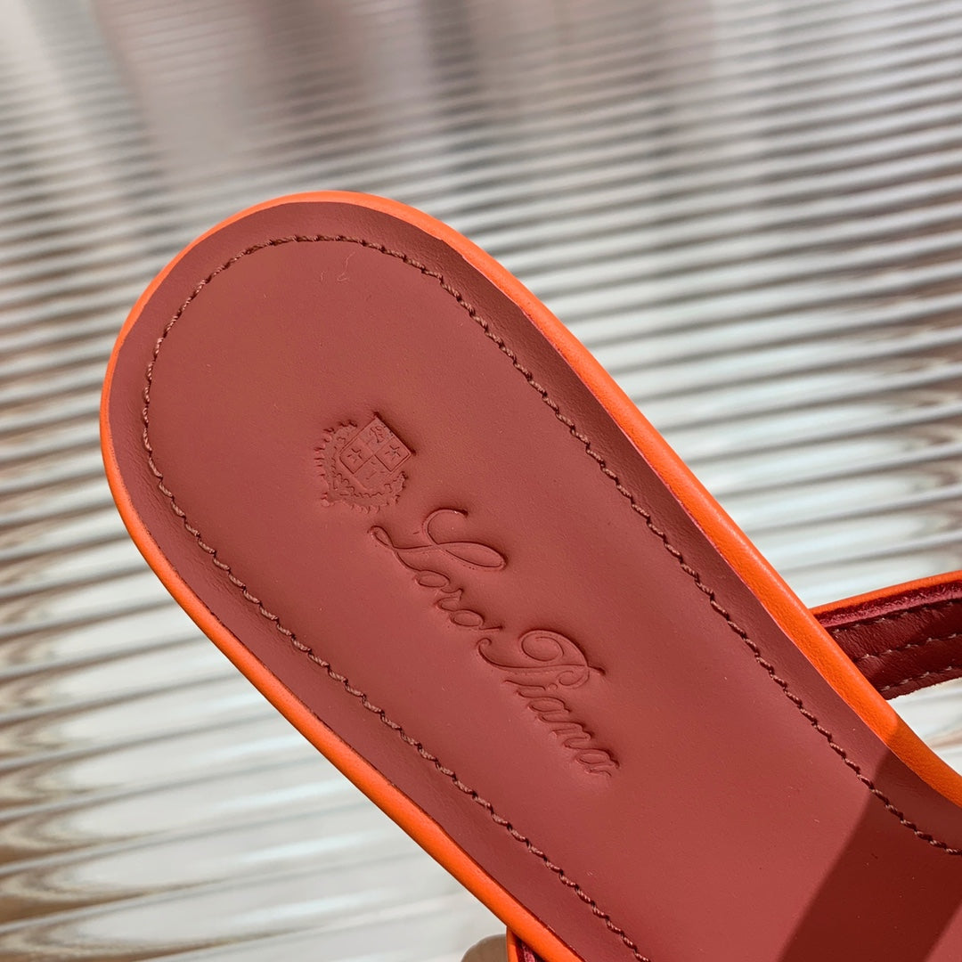 LP SPRIGHTLY CHARMS MID-SANDAL BURNT ORANGE CALFSKIN - 35