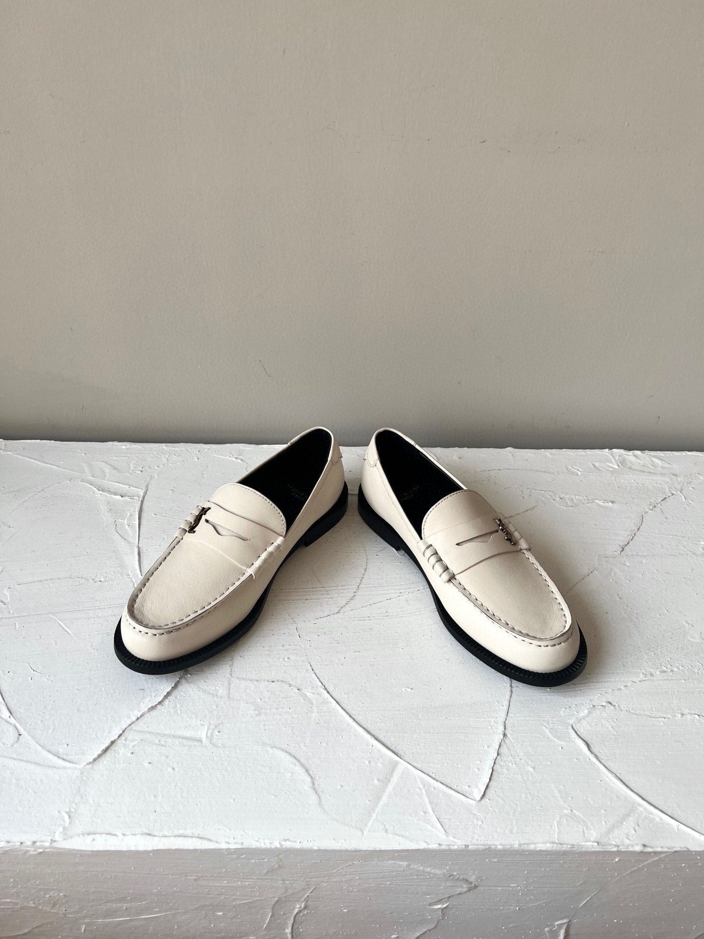 SL LE LOAFER WHITE SUEDE - 35
