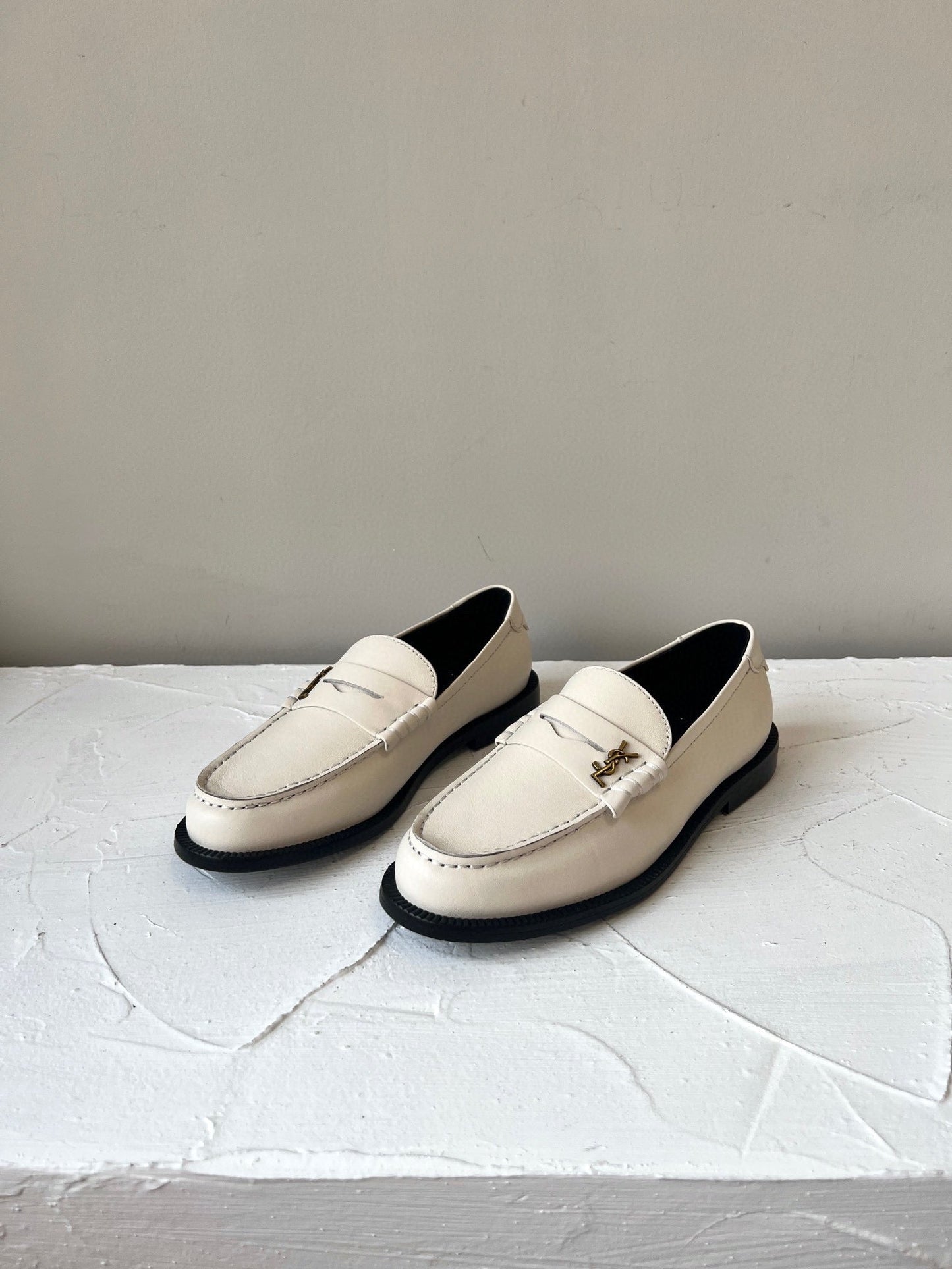 SL LE LOAFER WHITE SUEDE - 35