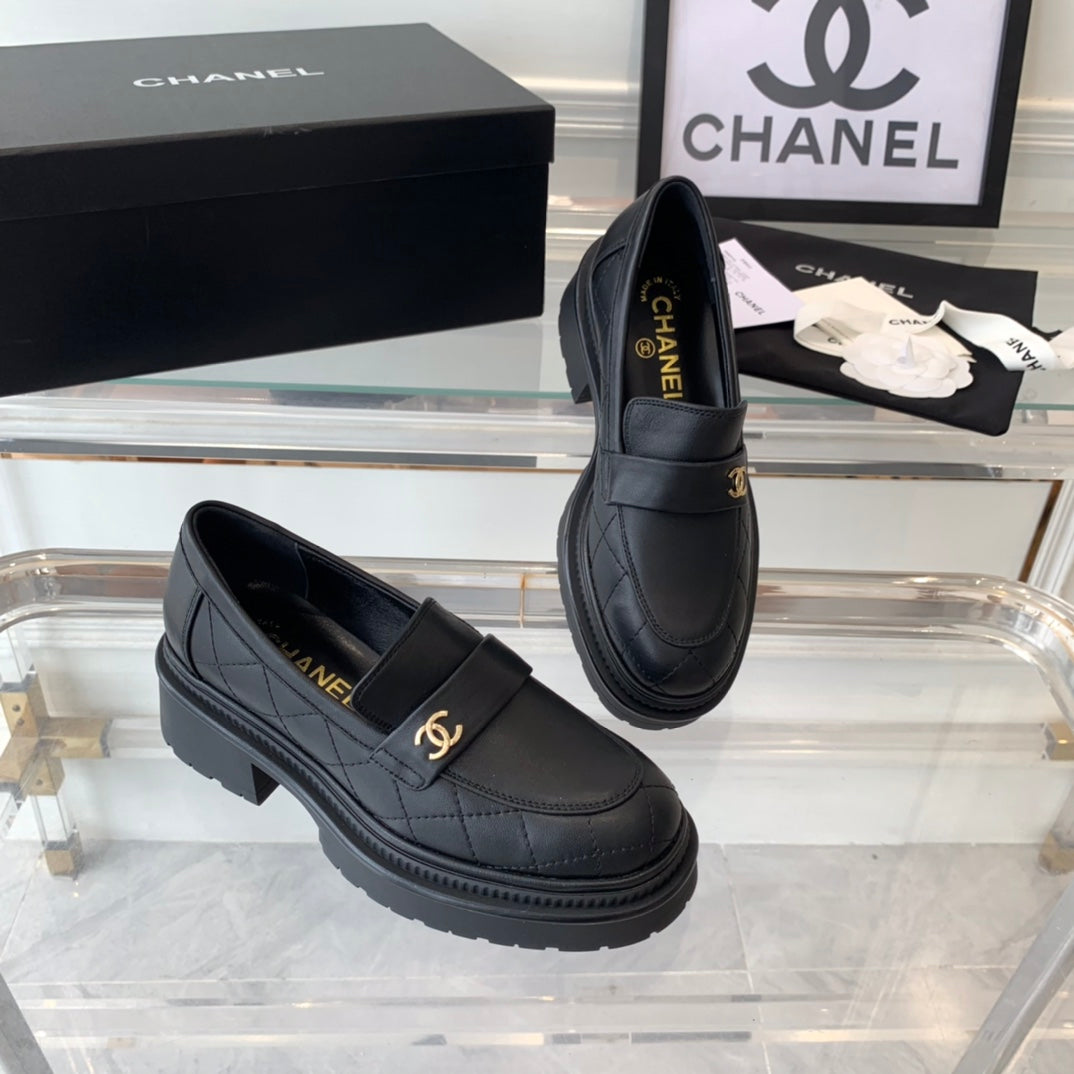 MOCCASINS black 1 CALFSKIN - 35