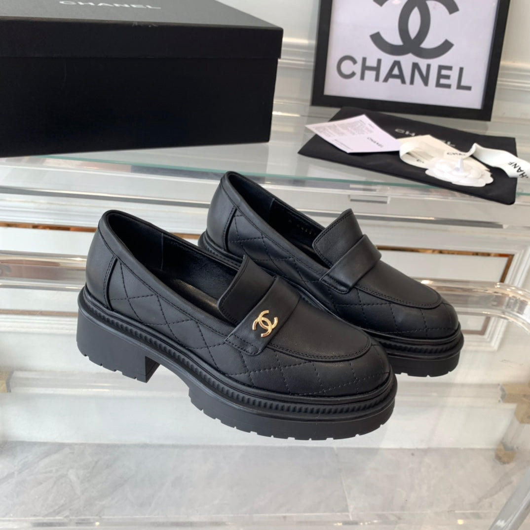 MOCCASINS black 1 CALFSKIN - 35