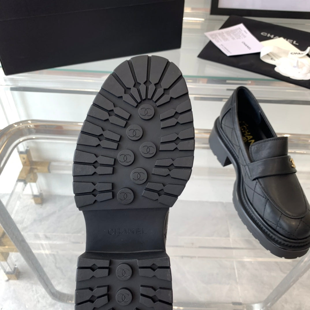 MOCCASINS black 1 CALFSKIN - 35