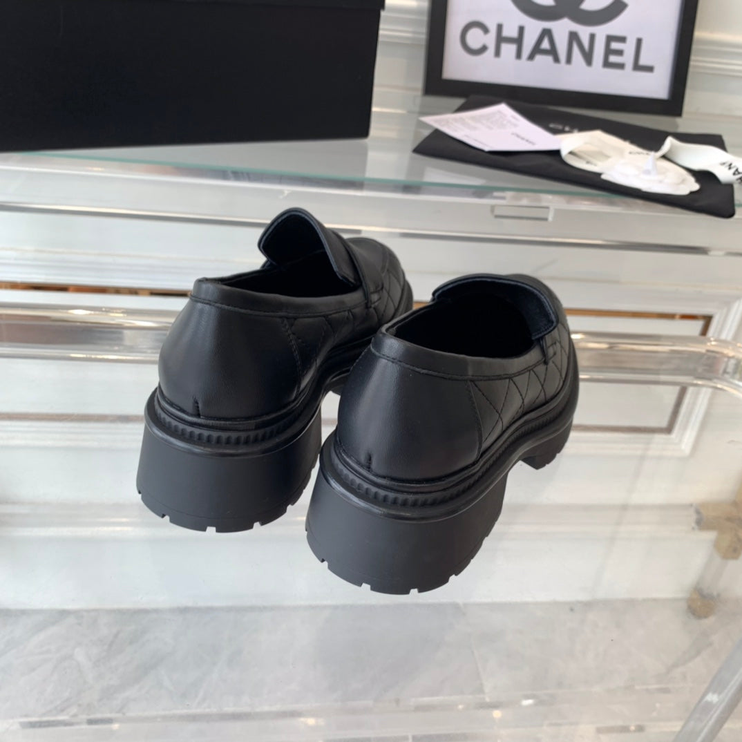MOCCASINS black 1 CALFSKIN - 35