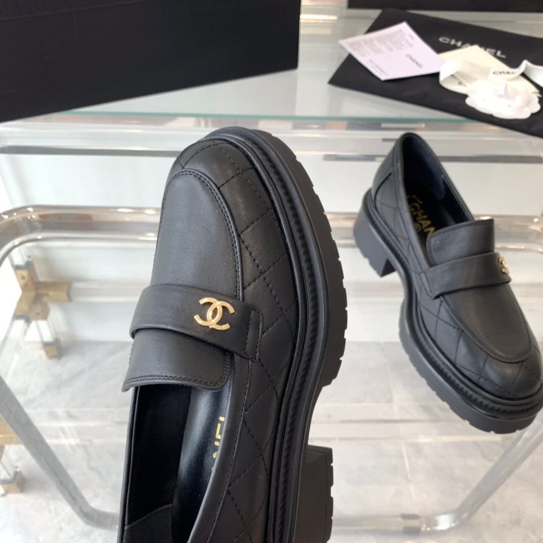 MOCCASINS black 1 CALFSKIN - 35