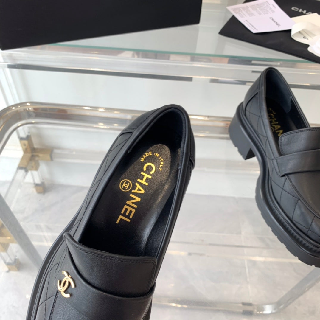 MOCCASINS black 1 CALFSKIN - 35