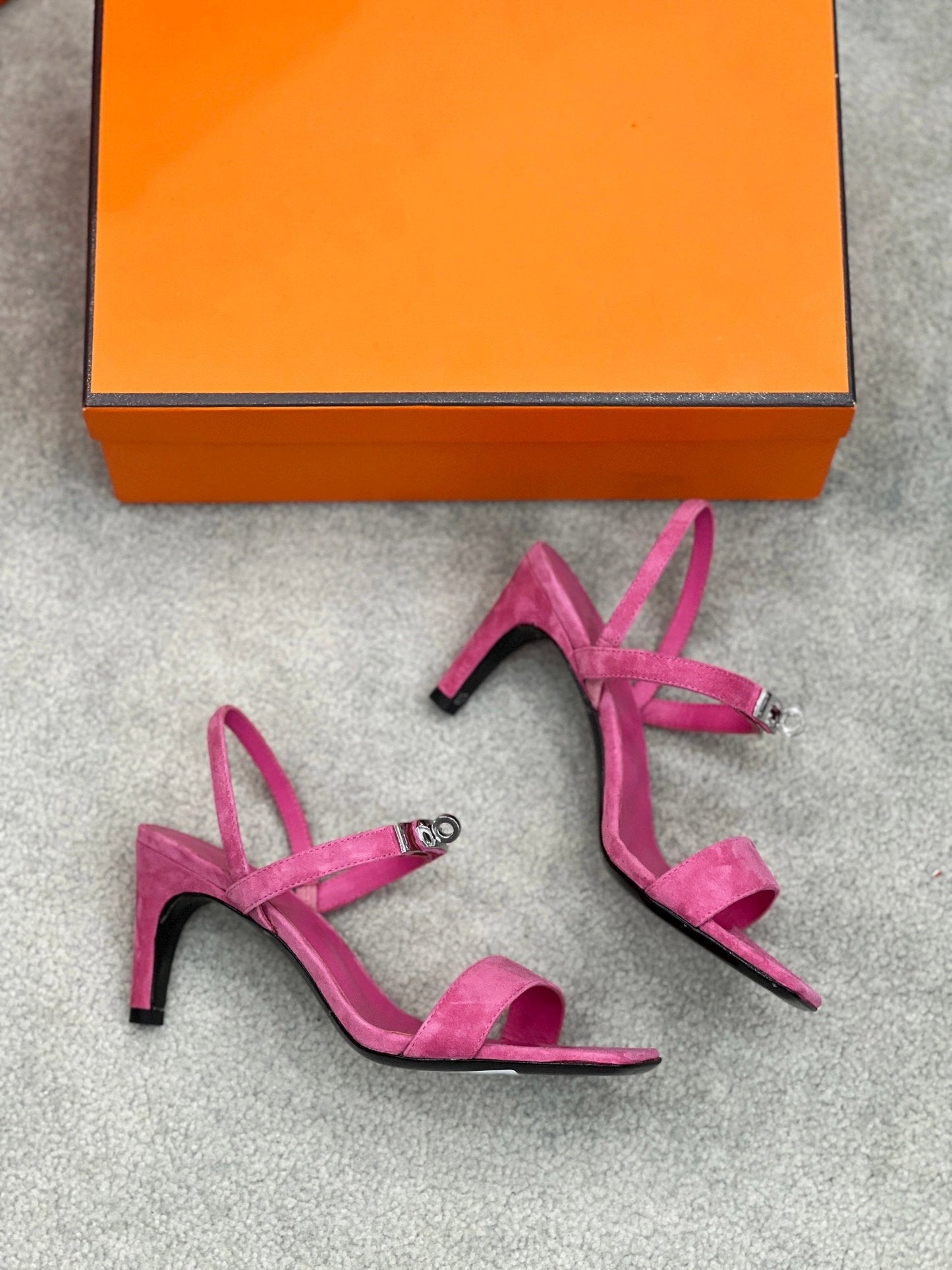 Glamour 75 Sandal Pink Suede - 35