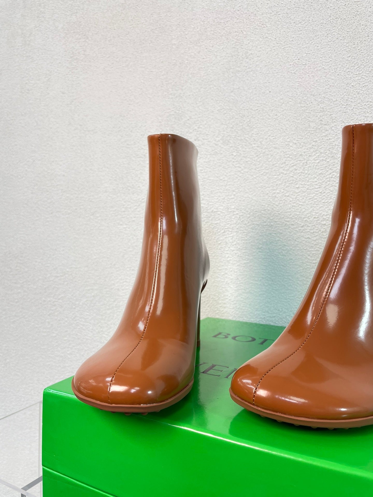 ATOMIC ANKLE BOOT IN BRONZE BROWN CALFSKIN 75 MM - 34