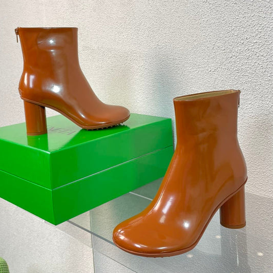 ATOMIC ANKLE BOOT IN BRONZE BROWN CALFSKIN 75 MM - 34