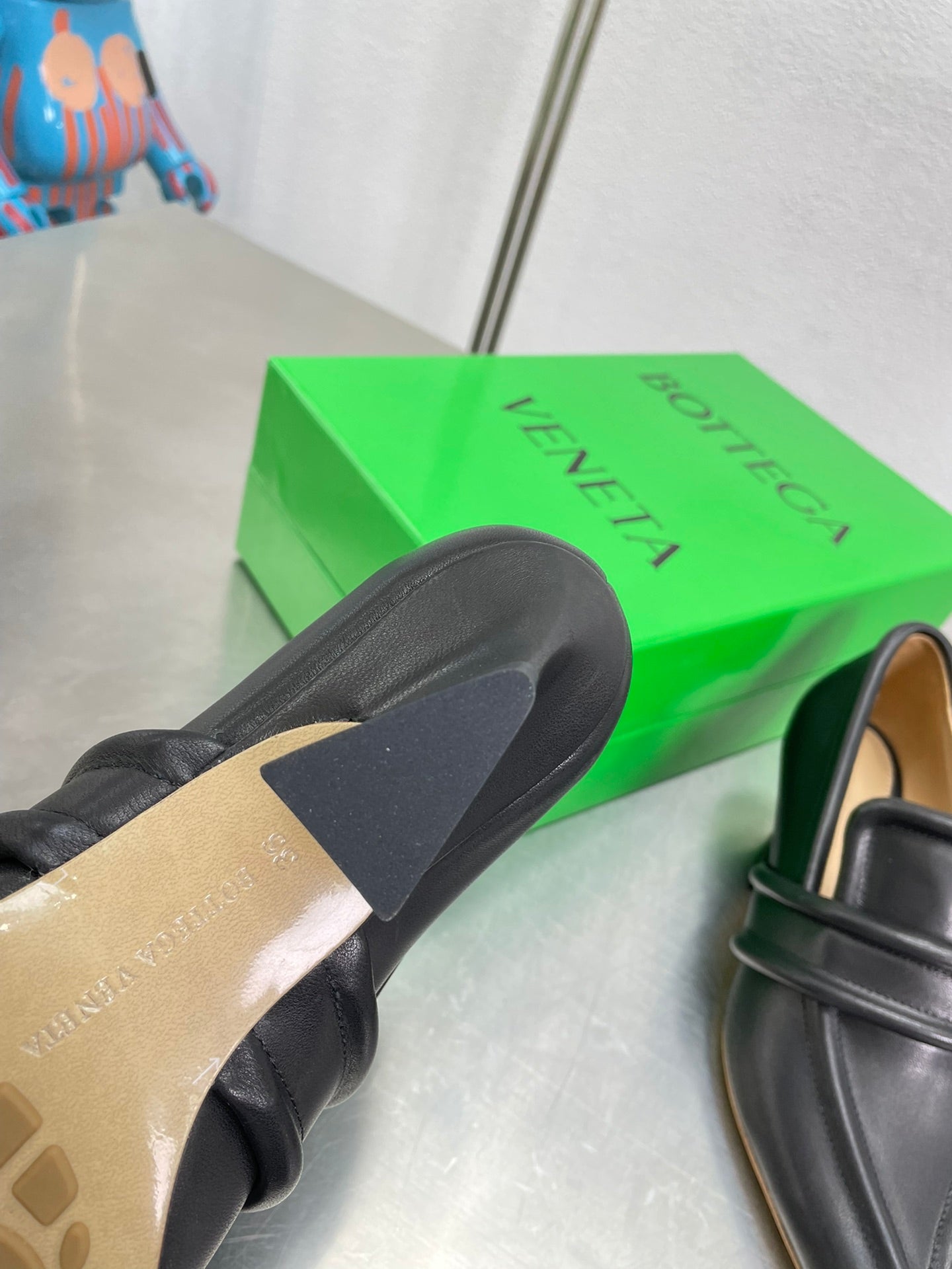 HIGH PUMP 35 MM IN BLACK CALFSKIN - 34