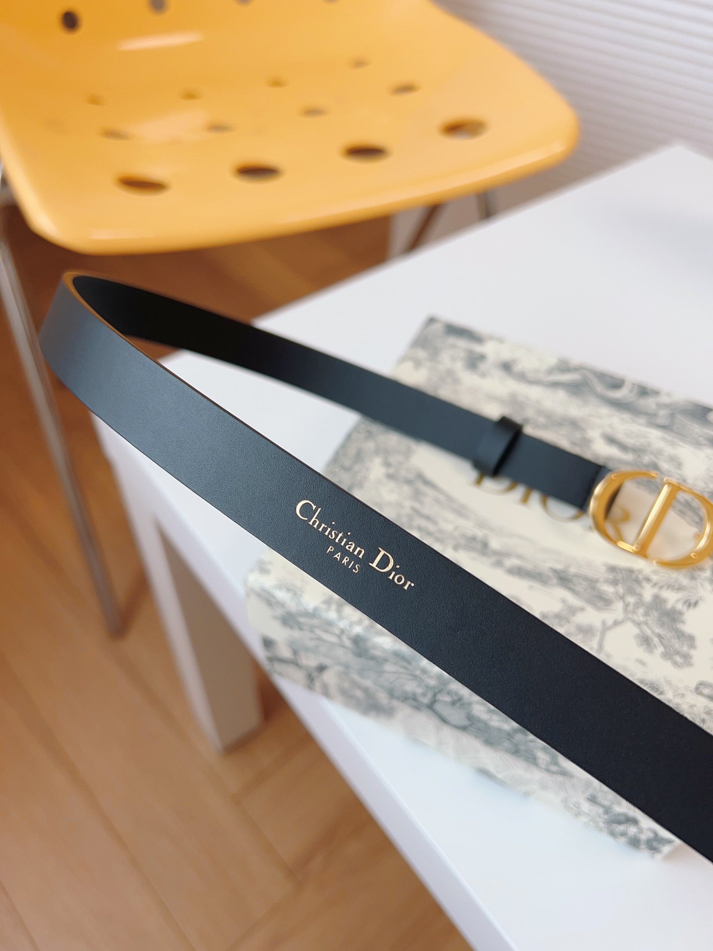 DIOR 25S BELT 20 MM IN BLACK CALFSKIN 613183 - 30