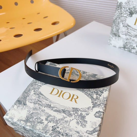 DIOR 25S BELT 20 MM IN BLACK CALFSKIN 613183 - 30