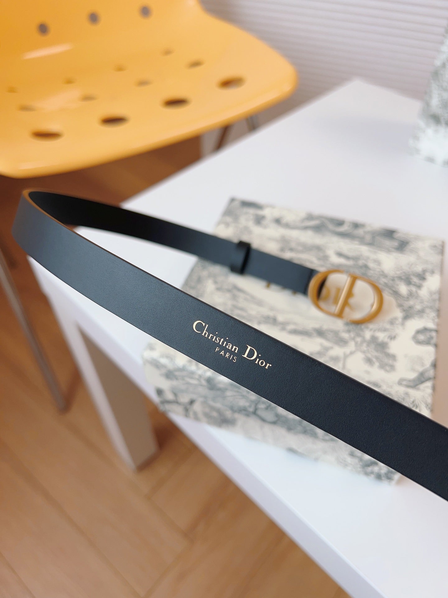 DIOR 25S BELT 20 MM IN BLACK CALFSKIN 613184 - 30